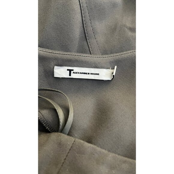 ALEXANDER WANG ONE SHOULDER BODYCON PENCIL DRESS SMALL 2/4 - Picture 7 of 8